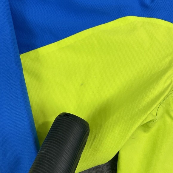 FootJoy HydroLite Jacket Mens XL Blue Yellow DryJoys FJ Waterproof Golf Rain TPC - Picture 6 of 14